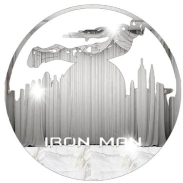 Imagem de Espelho Decorativo Decoração Homem De Ferro Iron Man 2 - Pegasus