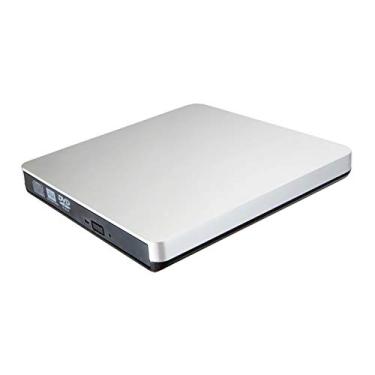 Imagem de Gravador de CD externo portátil USB 3.0 unidade óptica, para HP Dell Alienware, Lenovo Yoga, Acer Asus 13 15 polegadas, 2 em 1 Touch Gaming Laptop, Super Multi DVD+-R RW RAM CD RW Gravador