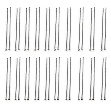 Imagem de Engate Rabicho Par 80cm Monocomando Kit 20 Unidades Torneira Misturador Agua Quente Fria Banheiro Cozinha Mangueira Flexivel