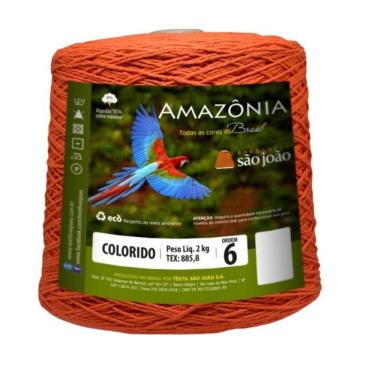 Imagem de Barbante Amazonia 2kg Fio 6 Crochê Tricô