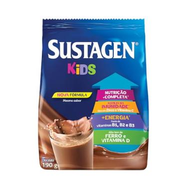 Imagem de Sustagen Kids Complemento Alimentar Chocolate Sachê 190G