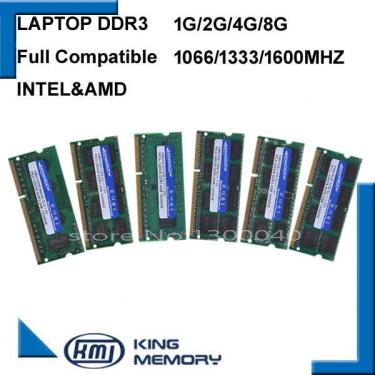 Imagem de Memória RAM KEMBONA-Sodimm para Laptop  DDR3  2GB  4GB  8GB  8500  1066MHz  PC3  PC3  10600