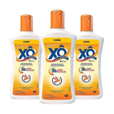 Imagem de Kit 3 Unidades Xô Inseto Loção 200ml