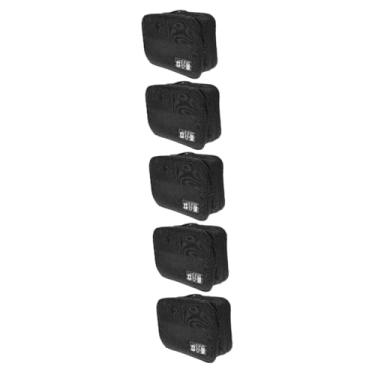 Imagem de DOITOOL 5 Peças Bolsa De Armazenamento Digital Bolsa Organizadora De Cosméticos Bolsa Organizadora Eletrônica Acessório Eletrônico Bolsa De Transporte Tecnologia Organizador De Viagem