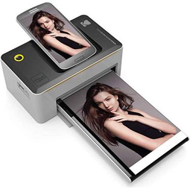 Imagem de Kodak Dock & Wi-Fi Impressora fotográfica instantânea portátil de 10 x 15 cm, impressões coloridas de qualidade premium - Compatível com dispositivos iOS e Android