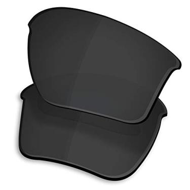Imagem de OSharp Lentes de substituição de desempenho para óculos de sol Oakley Flak Jacket XLJ - preto carbono