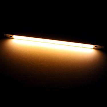 Imagem de Lâmpada LED, 2 Peças Lâmpada de Fonte de Luz Prática para Astigmatismo 12-14V 1000LM 10W COB Baixo Consumo de Energia Lâmpada de Tira LED para DIY 200x10MM (Branco quente 3000K)