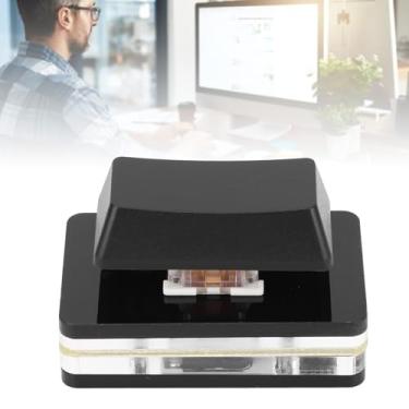 Imagem de Teclado Macro Programável para PC, Teclado OSU RGB Interruptor Vermelho Mecânico Tipo C Tecla Atalho Personalizada, Controle 1 Tecla Interruptor Teclado único para Jogos (Preto)