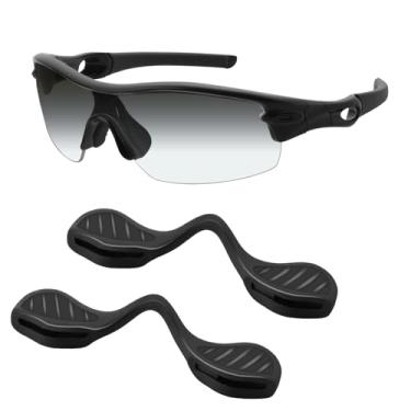 Imagem de Mryok Protetor de nariz de substituição para óculos de sol Oakley Radar Path EV RadarLock - Preto e preto