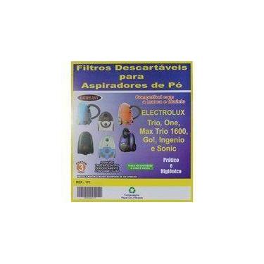 Imagem de Kit c/9 Sacos Descartáveis Aspirador Electrolux Trio Flex - Oriplast