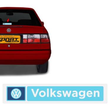 Imagem de Adesivo Traseiro Interno Volkswagen Vw Linha Antiga Emblema - SPORTINO
