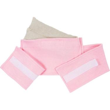 Imagem de Cinta Térmica Herbal Para Cólica Dores Bebe Buba ROSA