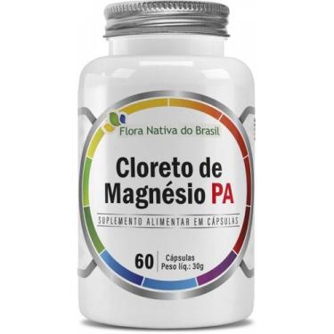 Imagem de CLORETO de Magnésio PA 500mg - 90 Cápsulas - Suplemento Mineral - Flor