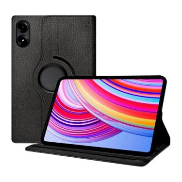 Imagem de Capa Capinha Case Giratória Para Redmi Pad Pro (Tela 12.1") - C7 COMPANY (Preto)