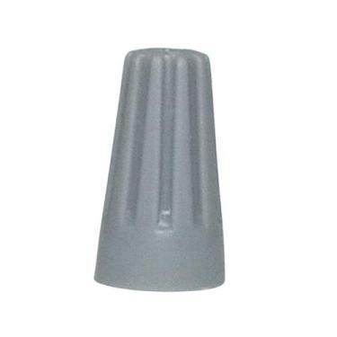 Imagem de Conector torção rosca isolado cinza 0,5 a 2,5mm² 10 unidades - TERMINA