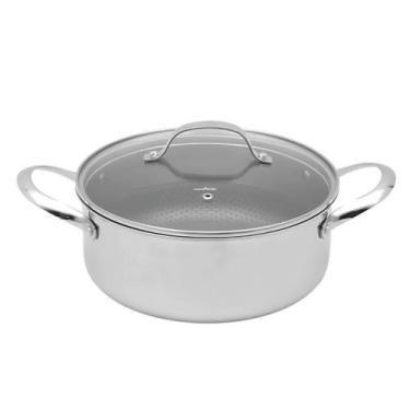 Imagem de Panela Inox 24Cm Antiaderente Cerâmica Tripla Isa Scherer - Mimo Style