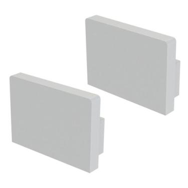 Imagem de Kit Acessórios Taschibra Para Perfil Sobrepor Sope, Branco