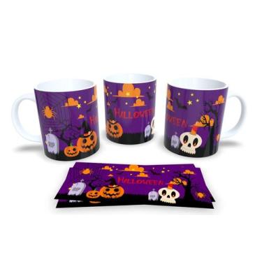 Imagem de Canecas de Porcelana Personalizadas Halloween - Estampa Sublimada, Mod