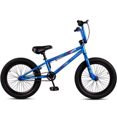 Imagem de Bicicleta pro x infantil bmx serie 16 freio u-brake aro 16, Azul metal