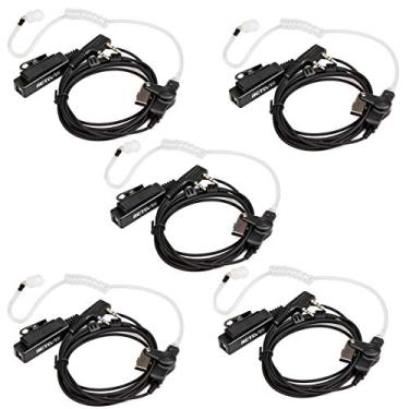 Imagem de Retevis Fone de Ouvido Walkie Talkie de Tubo Acústico com Microfone de 2 Pinos, Compatível com Rt22 Rt21 H-777 Rt68 Rt19 Pxton Arcshell Esynic Walkie Talkies, Fone de Ouvido de Rádio Bidirecional Com