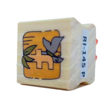 Imagem de Carimbo de Madeira Artesanal - Facebook - Cod.RI-145 - Rizzo - 1 unida