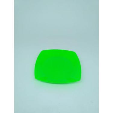 Imagem de Prato de sobremesa  festa acrilico descartavel 15cm- 20unid - Deluma, 