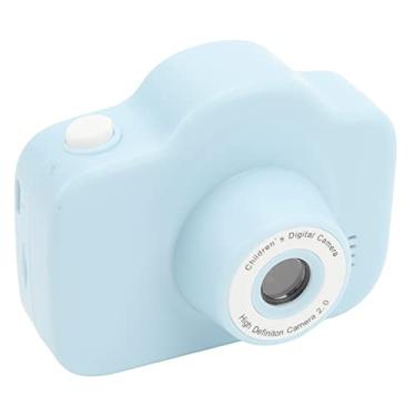 Imagem de Câmera Infantil, Câmera Infantil Com 28 Adesivos Fotográficos, Tela IPS de 2,0 Polegadas, Câmera Digital Infantil para Criança (Azul)