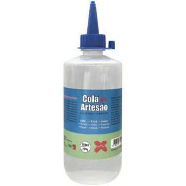 Imagem de Cola para Artesanato Artesão Silicone Líquido 250ML - Caixa com 06 Uni