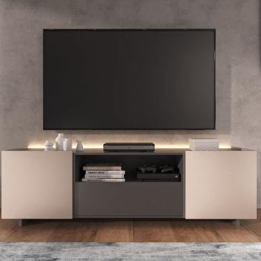 Imagem de Rack para Sala de Estar para Tv até 55 Polegadas Grafite