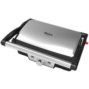 Imagem de Grill e Sanduicheira Philco PGR19PI Revestimento Redstone 7 Temperatur