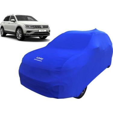 Imagem de Capa Para Cobrir Carro Vw Nova Tiguan 1.4 Tsi Tecido Helanca - Mz, Azu