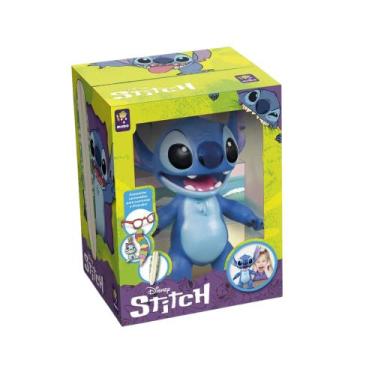 Imagem de Brinquedo Infantil Boneco Stitch Gigante 40cm Articulado com Acessório