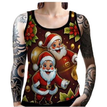 Imagem de Regata Camiseta Tshirt Natal Festas Papai Noel Trenó Neve 4 - Enjoy Sh