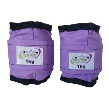 Imagem de Caneleira / Tornozeleira 1 KG - Exercise Sports, Lilás