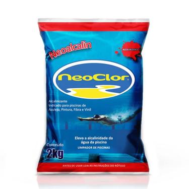 Imagem de Elevador De Alcalinidade Neoalcalin 2Kg Para Tratameno De Água De Piscina Azulejo Fibra Vinil Neoclor