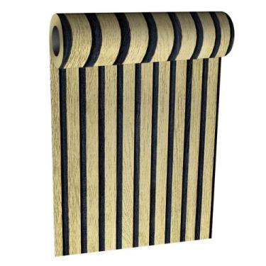 Imagem de Papel de Parede Adesivo Ripado Decorativo 1 Rolo 45cm x 5m - Rio Home,
