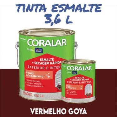 Imagem de Tinta Esmalte Sintético Coral Madeira e Metal 3,6 l e 900ml Coralar Ex