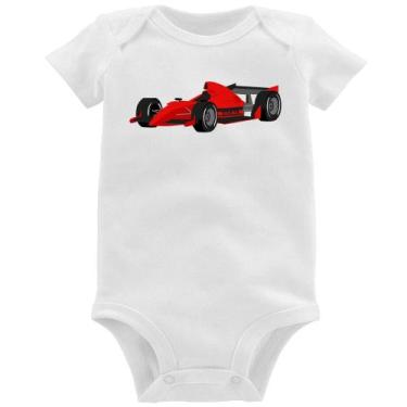 Imagem de Body Bebê Carro de Corrida - Foca na Moda, Branco, G