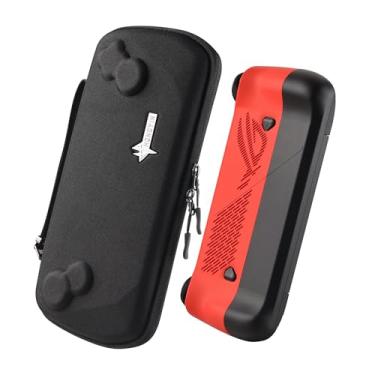 Imagem de UYIYE Capa protetora para Asus ROG Ally X 2024, revestimento rígido de 360°, antiderrapante, revestimento antisuor (bolsa preta + RBCase)