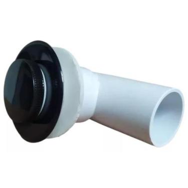 Imagem de Ralo Dreno Válvula Fundo Abs Preto Para Ofuro De Madeira - Sanspray