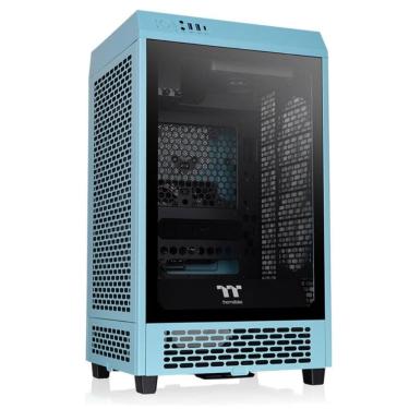 Imagem de Gabinete Thermaltake The Tower 200 Turquoise Edition - 2 x Fan 140mm - Mini ITX - CA-1X9-00SBWN-00