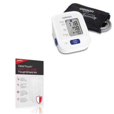 Imagem de BoxWave Protetor de tela compatível com Omron BP5100 - ClearTouch Anti-Glare ToughShield 9H (pacote com 2), protetor de tela antirreflexo 9H resistente e flexível