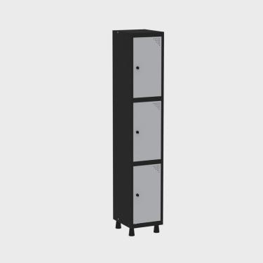 Imagem de Roupeiro em Aço Mt 1v 3 Portas Pitâo