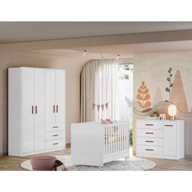 Imagem de Jogo De Quarto Infantil c/ Colchão Pérola - Peternella