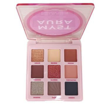 Imagem de Paleta de Sombras Myst Aura Cores Versáteis, Alta Pigmentação e Textura Suave para Makes Incríveis e Duradouras
