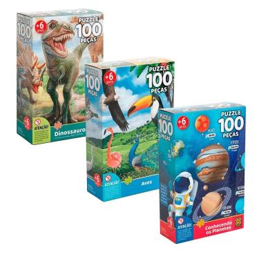 Imagem de Combo Quebra-Cabeças 100 peças