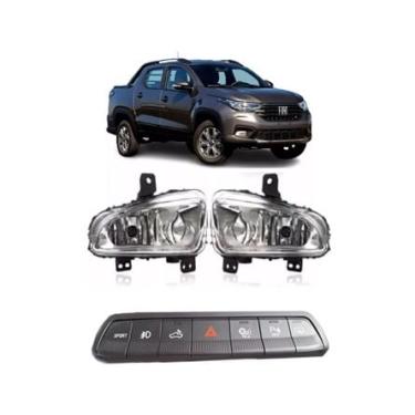 Imagem de Kit Farol Milha Neblina Strada Freedom Cab Dupla 20 21 22 23 24