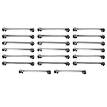 Imagem de Barra de Apoio 40cm Inox Kit 20 Unidades Idoso Cadeirante Deficiente B
