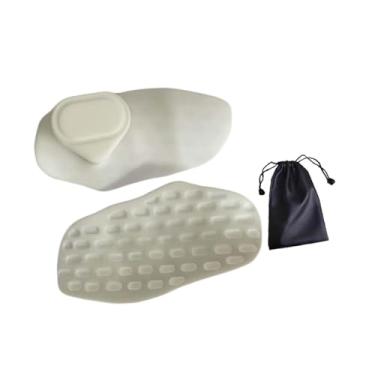 Imagem de menolana 2pcs Levantamento de peso Almofadas com sacola de cordão, luvas de ginástica de treino de protetor de silicone para homens, barra, barra, linhas,