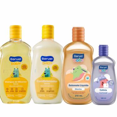 Imagem de Kit Baruel Suave Baby + Sabonete Líquido Glicerina + Colônia Sono Tranquilo